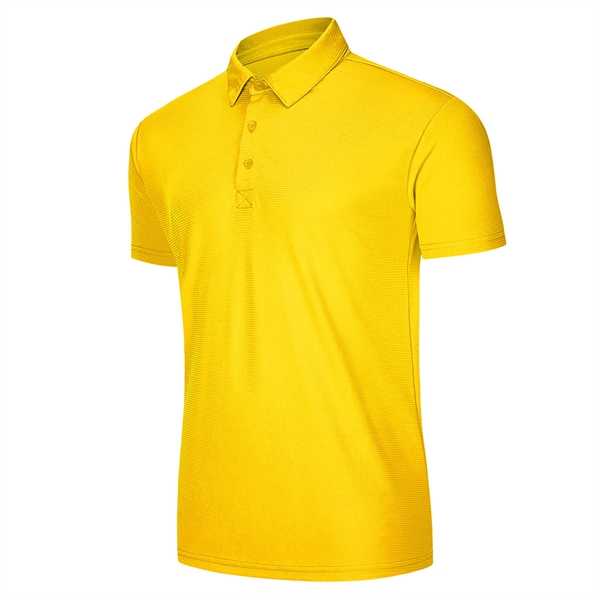 Unisex Polo Shirt Quick Dry Jersey Golf Shirt - Unisex Polo Shirt Quick Dry Jersey Golf Shirt - Image 4 of 8