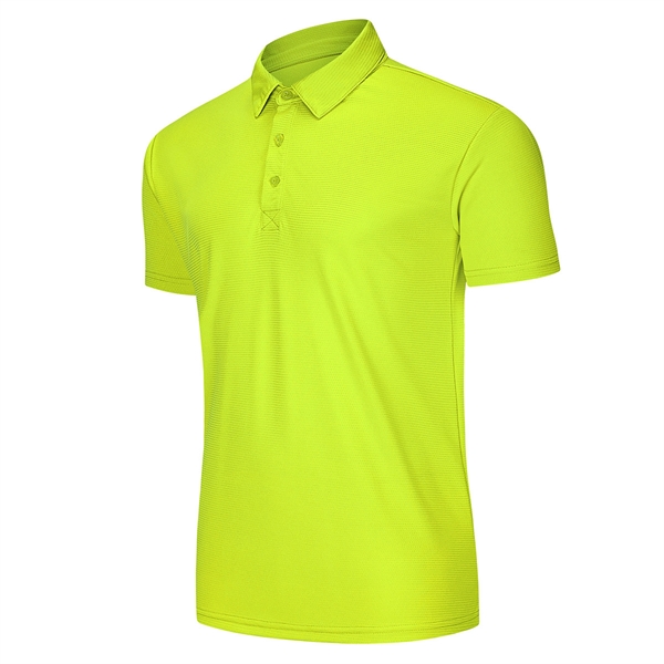 Unisex Polo Shirt Quick Dry Jersey Golf Shirt - Unisex Polo Shirt Quick Dry Jersey Golf Shirt - Image 3 of 8