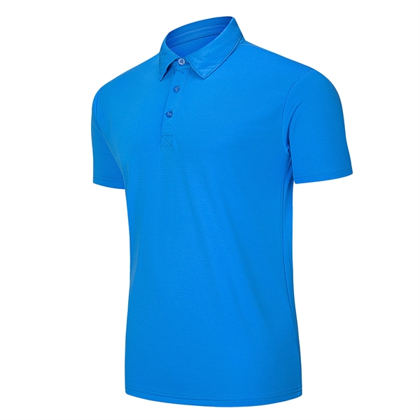 Unisex Polo Shirt Quick Dry Jersey Golf Shirt - Unisex Polo Shirt Quick Dry Jersey Golf Shirt - Image 5 of 8