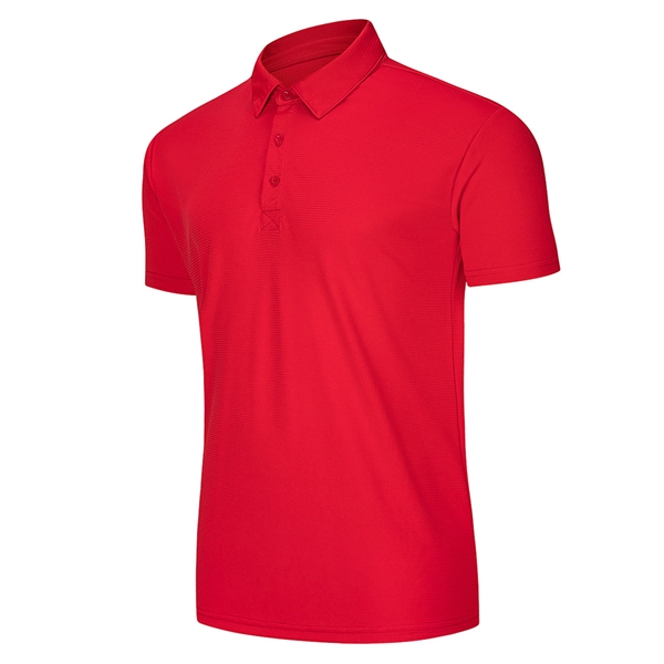 Unisex Polo Shirt Quick Dry Jersey Golf Shirt - Unisex Polo Shirt Quick Dry Jersey Golf Shirt - Image 7 of 8