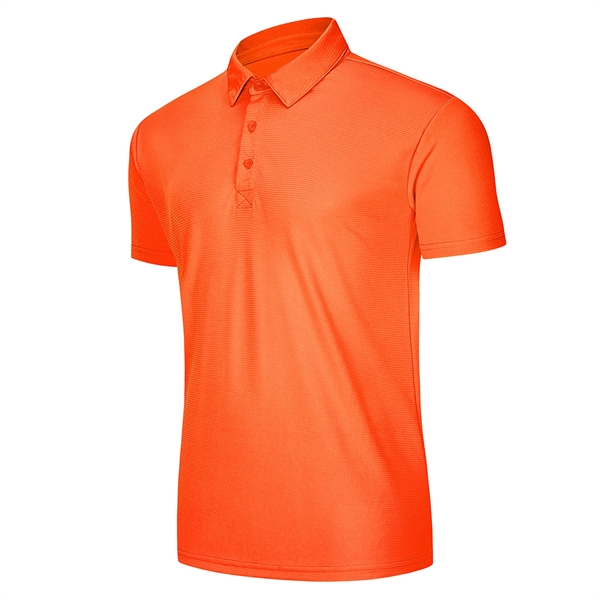 Unisex Polo Shirt Quick Dry Jersey Golf Shirt - Unisex Polo Shirt Quick Dry Jersey Golf Shirt - Image 6 of 8