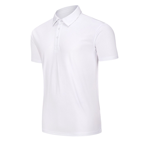 Unisex Polo Shirt Quick Dry Jersey Golf Shirt - Unisex Polo Shirt Quick Dry Jersey Golf Shirt - Image 8 of 8