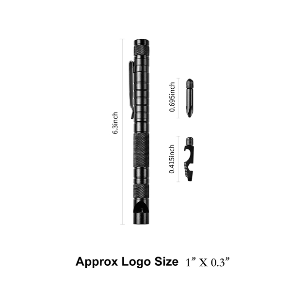 Multifunctional Tactical Pen 9 In 1 Stocking Stuffer - Multifunctional Tactical Pen 9 In 1 Stocking Stuffer - Image 1 of 2