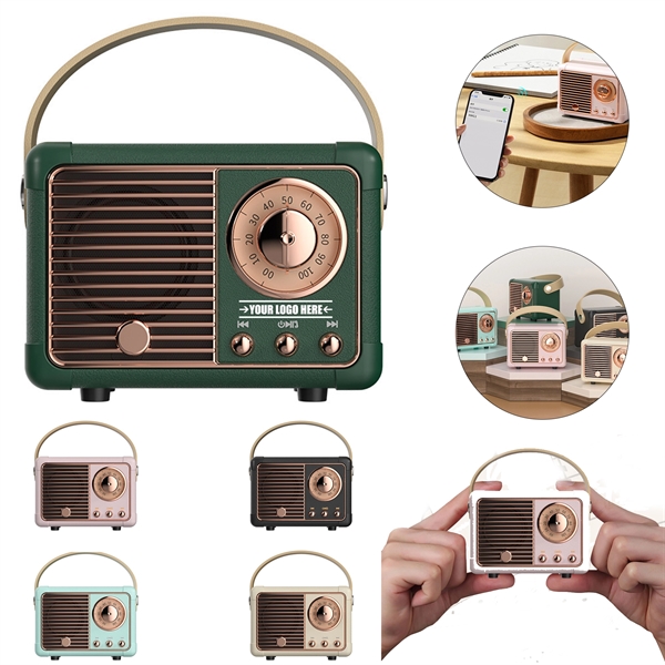 Retro Bluetooth Speaker - Retro Bluetooth Speaker - Image 0 of 6