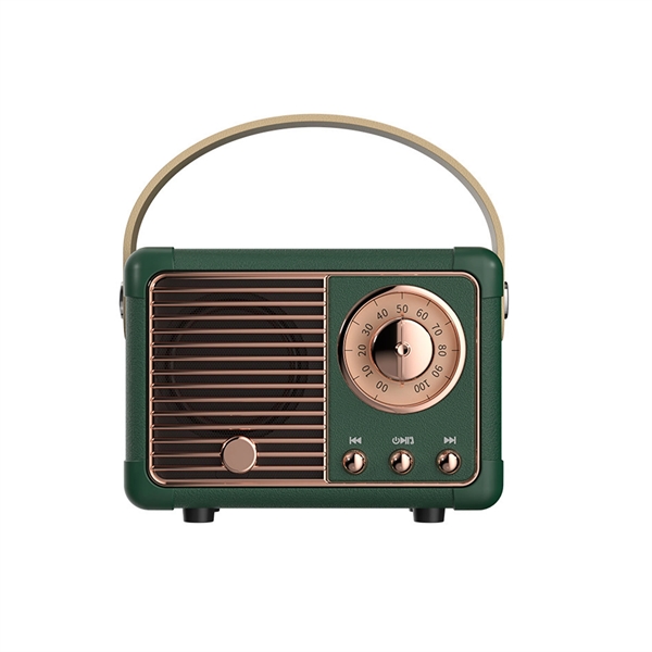 Retro Bluetooth Speaker - Retro Bluetooth Speaker - Image 3 of 6