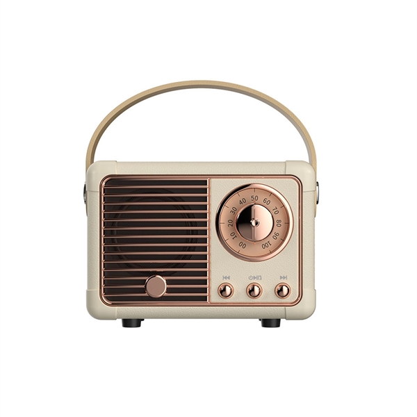 Retro Bluetooth Speaker - Retro Bluetooth Speaker - Image 4 of 6