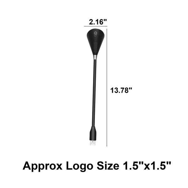 Flexible U-Light Desk Lamp With Wireless Speaker - Flexible U-Light Desk Lamp With Wireless Speaker - Image 1 of 5