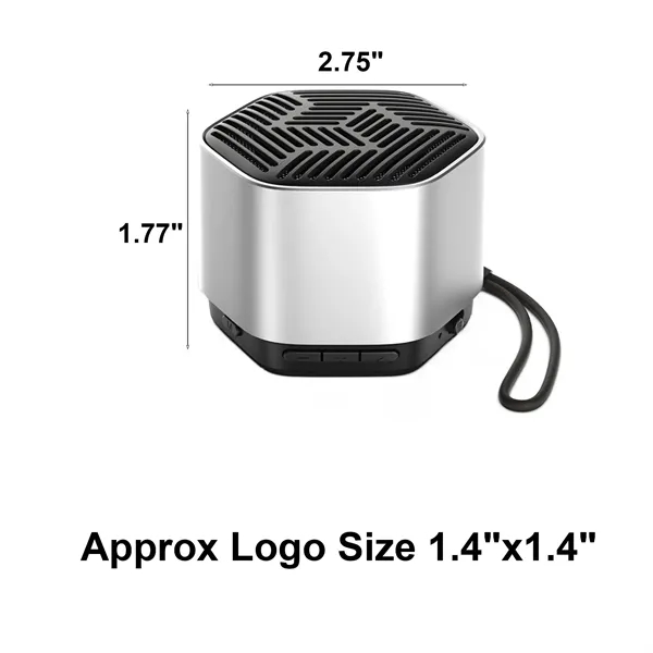 Metal LED Colorful Light Bluetooth Speaker - Metal LED Colorful Light Bluetooth Speaker - Image 1 of 4