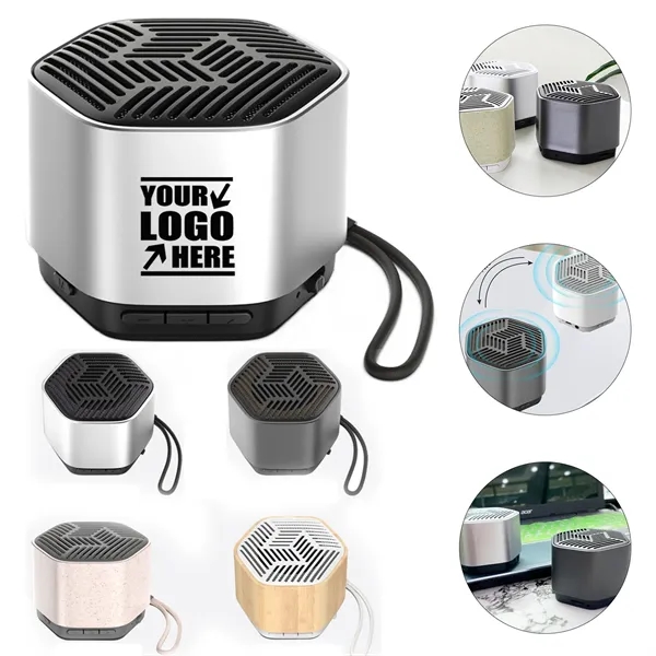 Metal LED Colorful Light Bluetooth Speaker - Metal LED Colorful Light Bluetooth Speaker - Image 0 of 4