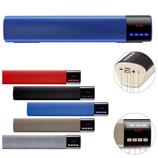 Bluetooth Speaker With LED Display - Bluetooth Speaker With LED Display - Image 0 of 6