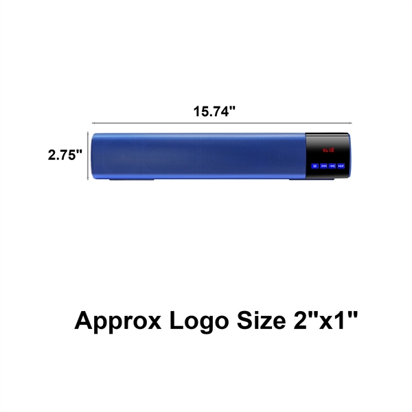 Bluetooth Speaker With LED Display - Bluetooth Speaker With LED Display - Image 1 of 6