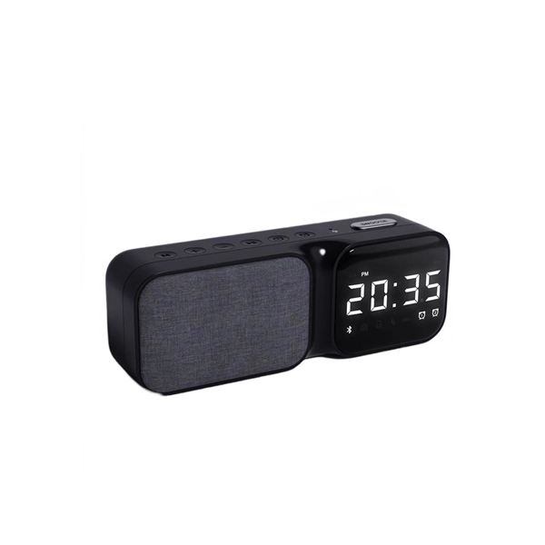 8 In1 Bluetooth Speaker With Alarm Clock - 8 In1 Bluetooth Speaker With Alarm Clock - Image 1 of 3
