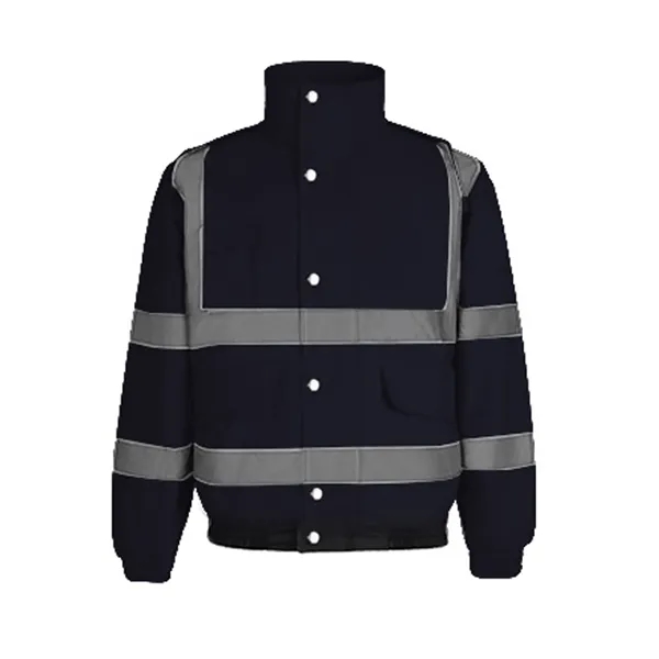 Waterproof Safety Reflective Cotton Jacket - Waterproof Safety Reflective Cotton Jacket - Image 3 of 7