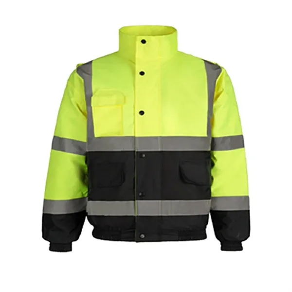 Waterproof Safety Reflective Cotton Jacket - Waterproof Safety Reflective Cotton Jacket - Image 7 of 7