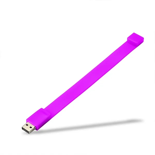 4GB Silicone Bracelet Wristband Design Flash Drive - 4GB Silicone Bracelet Wristband Design Flash Drive - Image 6 of 10
