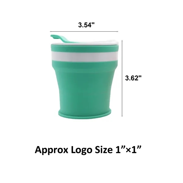 Silicone Collapsible Travel Cup - Silicone Collapsible Travel Cup - Image 6 of 7