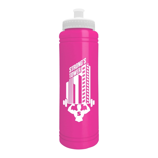 Slim line - 25 oz. Water Bottle with Push-pull lid - Slim line - 25 oz. Water Bottle with Push-pull lid - Image 7 of 26