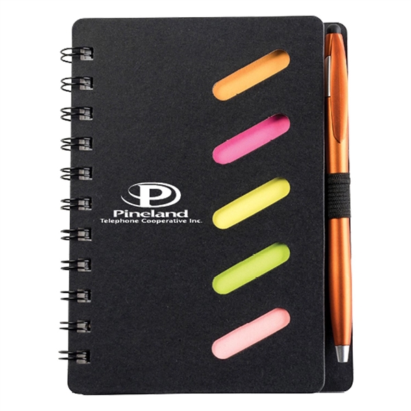 Black Cardboard Paper Journal Notebook Pen - Black Cardboard Paper Journal Notebook Pen - Image 0 of 3