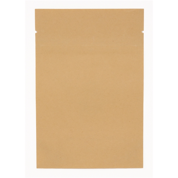 Full Color Stand Up Kraft Pouches with Clear Back - Full Color Stand Up Kraft Pouches with Clear Back - Image 4 of 6