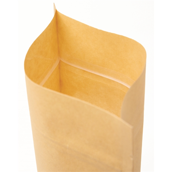 Full Color Stand Up Kraft Pouches with Clear Back - Full Color Stand Up Kraft Pouches with Clear Back - Image 5 of 6