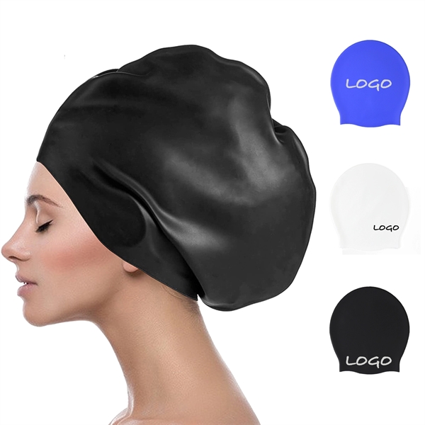 Large Silicone Swim Cap - Large Silicone Swim Cap - Image 0 of 3