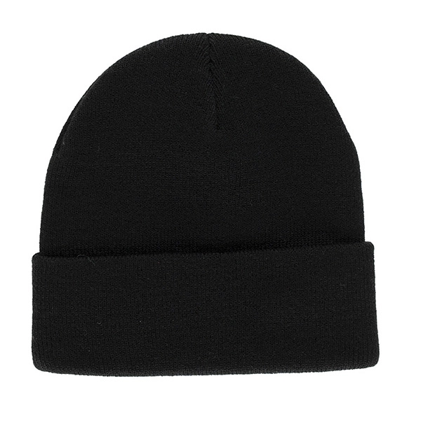 Fashion and Performance Knit Cuffed Beanie with Patch - Fashion and Performance Knit Cuffed Beanie with Patch - Image 8 of 22