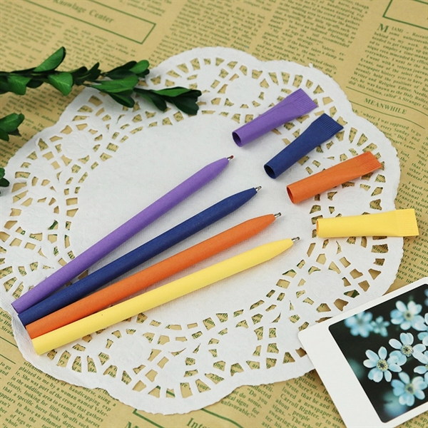 Kraft Paper Barrel Writing Pen - Kraft Paper Barrel Writing Pen - Image 1 of 5