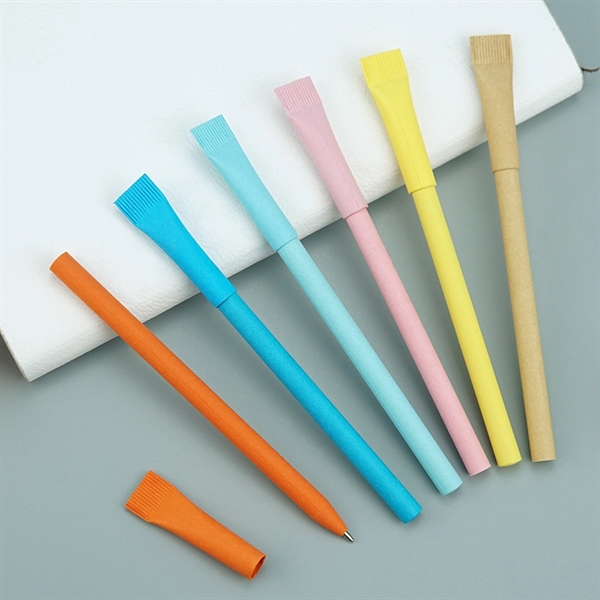 Kraft Paper Barrel Writing Pen - Kraft Paper Barrel Writing Pen - Image 2 of 5