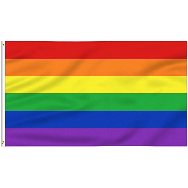 3x5 Ft LGBTQ Pride Rainbow Flag - 3x5 Ft LGBTQ Pride Rainbow Flag - Image 0 of 5