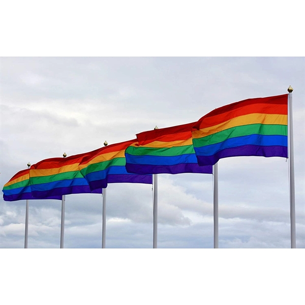 3x5 Ft LGBTQ Pride Rainbow Flag - 3x5 Ft LGBTQ Pride Rainbow Flag - Image 2 of 5