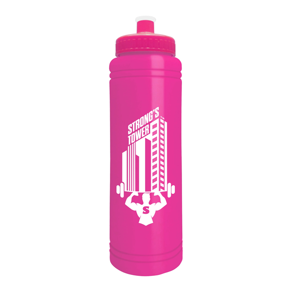 Slim line - 25 oz. Water Bottle with Push-pull lid - Slim line - 25 oz. Water Bottle with Push-pull lid - Image 12 of 26