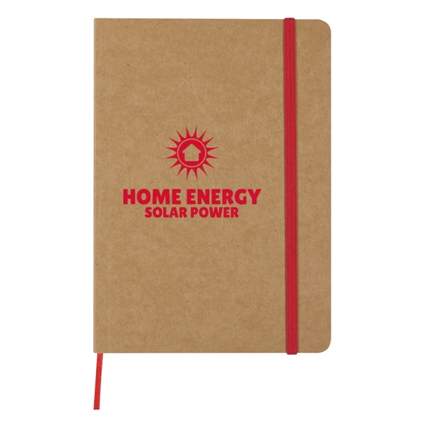 Eco-Inspired Strap Notebook - Eco-Inspired Strap Notebook - Image 3 of 10