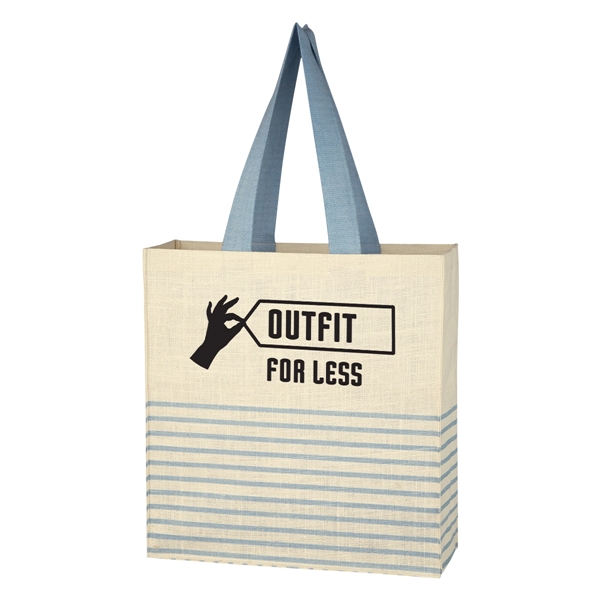 Dash Jute Tote Bag - Dash Jute Tote Bag - Image 5 of 11
