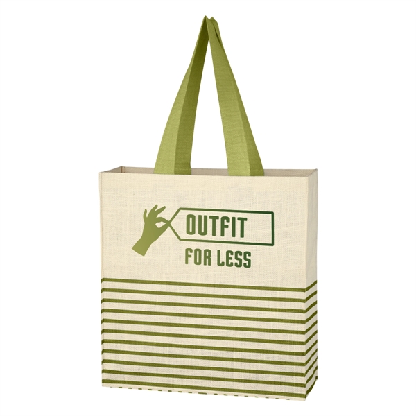 Dash Jute Tote Bag - Dash Jute Tote Bag - Image 7 of 11