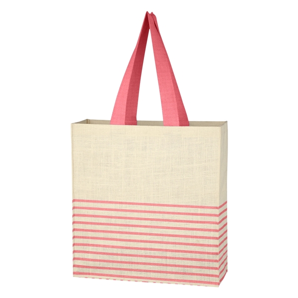 Dash Jute Tote Bag - Dash Jute Tote Bag - Image 9 of 11