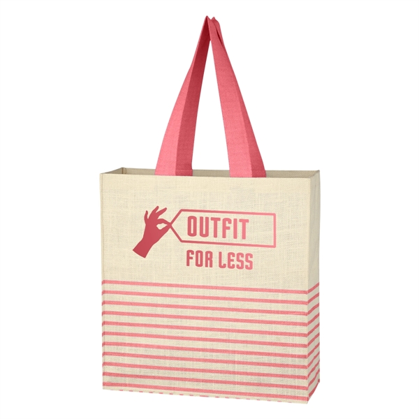 Dash Jute Tote Bag - Dash Jute Tote Bag - Image 10 of 11