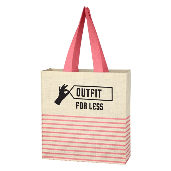 Dash Jute Tote Bag - Dash Jute Tote Bag - Image 11 of 11