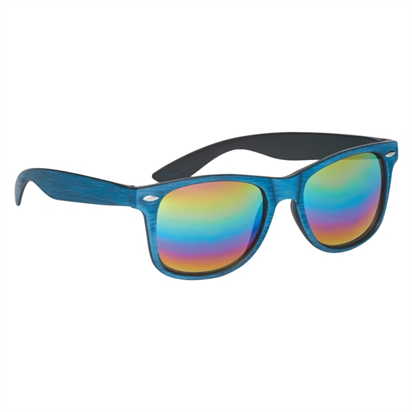 Woodtone Mirrored Malibu Sunglasses - Woodtone Mirrored Malibu Sunglasses - Image 1 of 10