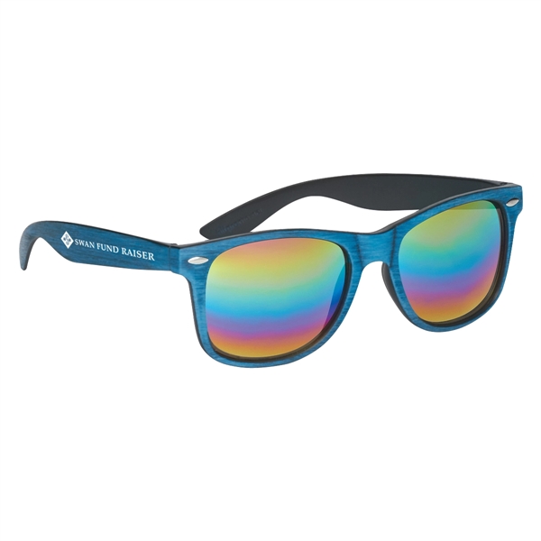 Woodtone Mirrored Malibu Sunglasses - Woodtone Mirrored Malibu Sunglasses - Image 3 of 10