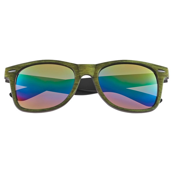 Woodtone Mirrored Malibu Sunglasses - Woodtone Mirrored Malibu Sunglasses - Image 6 of 10
