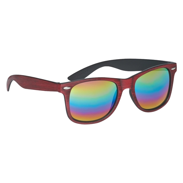 Woodtone Mirrored Malibu Sunglasses - Woodtone Mirrored Malibu Sunglasses - Image 7 of 10
