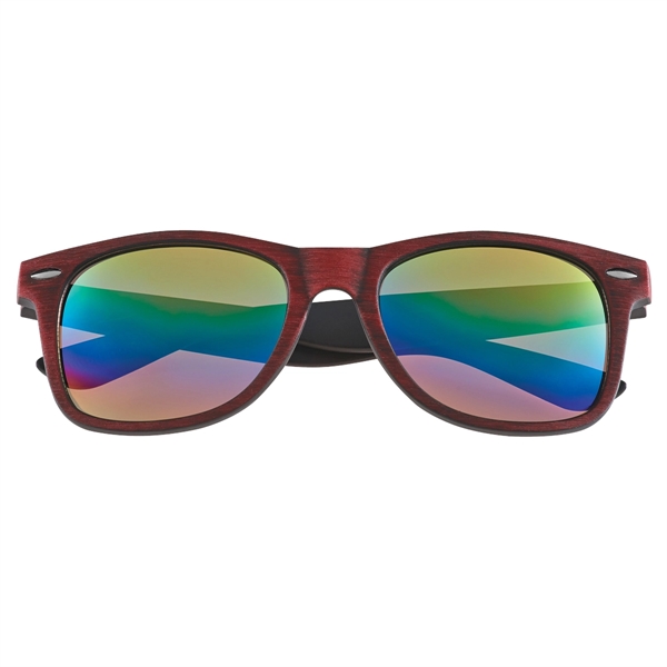 Woodtone Mirrored Malibu Sunglasses - Woodtone Mirrored Malibu Sunglasses - Image 8 of 10
