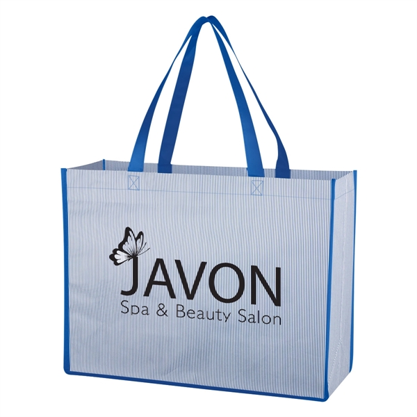 Matte Laminated Non-Woven Bahama Tote Bag - Matte Laminated Non-Woven Bahama Tote Bag - Image 11 of 11