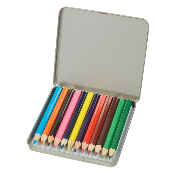 12-Piece Colored Pencil Tin - 12-Piece Colored Pencil Tin - Image 7 of 8