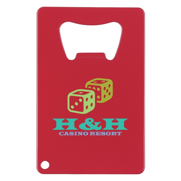 Credit Card Shaped Bottle Opener - Credit Card Shaped Bottle Opener - Image 10 of 17