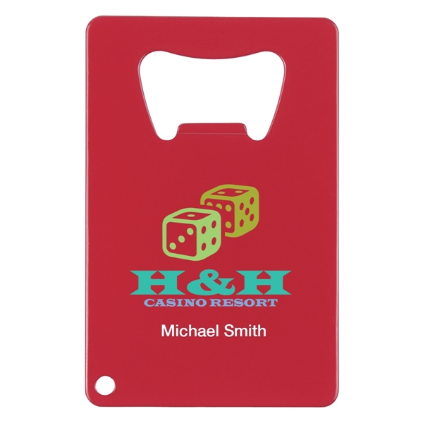 Credit Card Shaped Bottle Opener - Credit Card Shaped Bottle Opener - Image 13 of 17