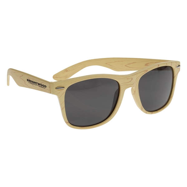 Designer Collection Woodtone Malibu Sunglasses - Designer Collection Woodtone Malibu Sunglasses - Image 1 of 19
