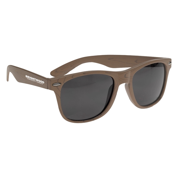 Designer Collection Woodtone Malibu Sunglasses - Designer Collection Woodtone Malibu Sunglasses - Image 6 of 19