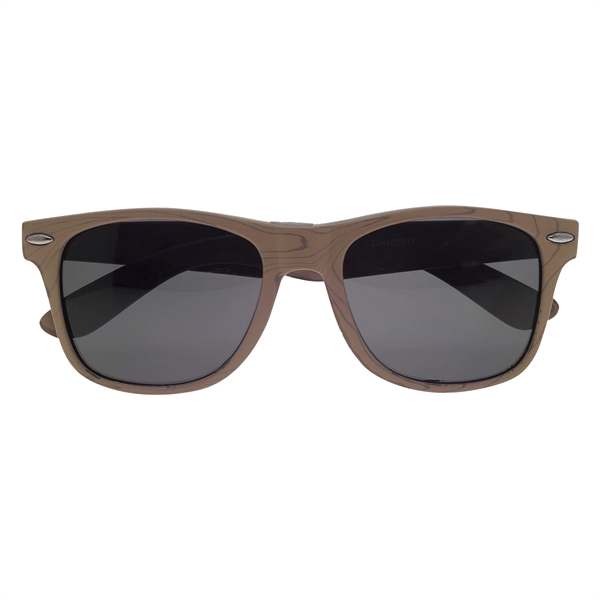 Designer Collection Woodtone Malibu Sunglasses - Designer Collection Woodtone Malibu Sunglasses - Image 8 of 19