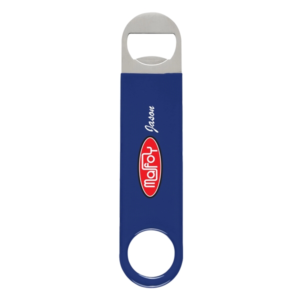 Large Vinyl Coated Stainless Steel Bottle Opener - Large Vinyl Coated Stainless Steel Bottle Opener - Image 7 of 15